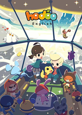 Cute Characters in a Futuristic Setting