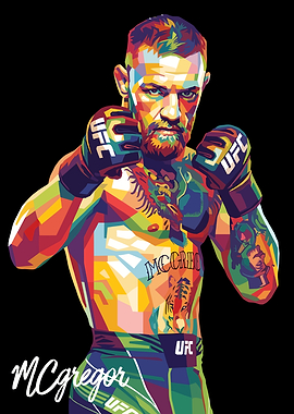 Conor McGregor Pop Art Portrait