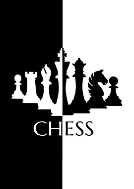Chess Pieces and Text