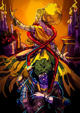 Fantasy Characters with Musical Instruments