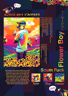 Tyler, The Creator Flower Boy Album Art