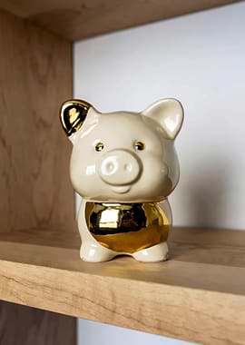 Kintsugi Piggy Bank