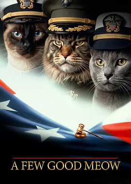 A Few Good Men Cat Parody Movie Poster