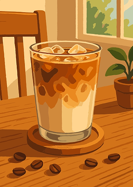 Iced Coffee Coffee Beans