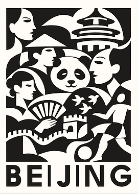 Beijing Travel Poster
