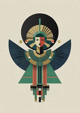 Art Deco Egyptian Figure