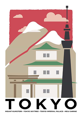 Tokyo Travel Poster