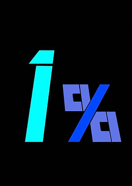 1% Text Art