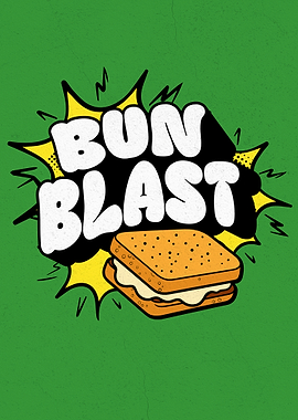 Bun Blast Sandwich Pop Art