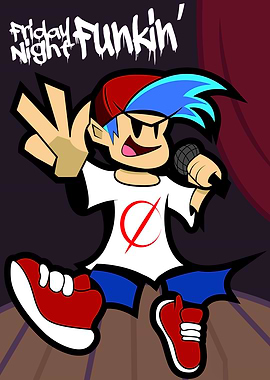 Friday Night Funkin' Character with Microphone