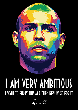 Cristiano Ronaldo Pop Art Portrait