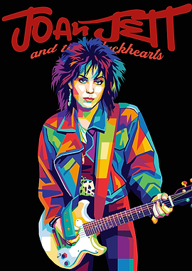 Joan Jett Pop Art Portrait