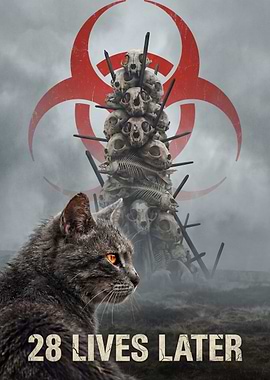 28 Years Later Cat Parody Movie Poster