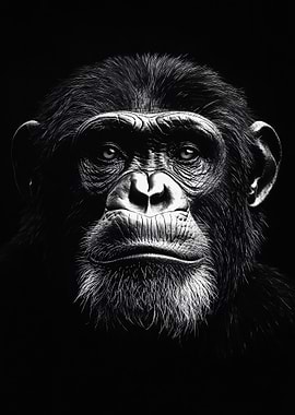 Chimpanzee Portrait