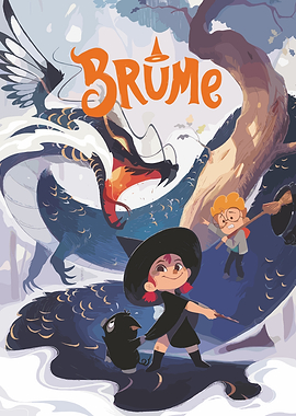 Witch and Dragon Fantasy Art