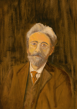Portrait of a Man with Glasses
