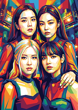 Blackpink in Pop Art