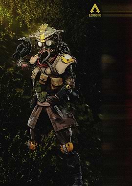 Apex Legends Bloodhound Character Art