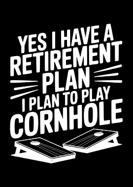 Retirement Plan Cornhole