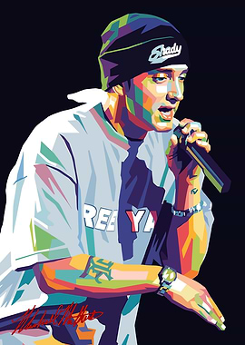Eminem Pop Art Portrait
