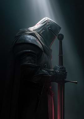 Knight in Armor with Sword