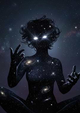 Cosmic Being Meditating