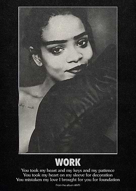 Rihanna 'Work' Album Art