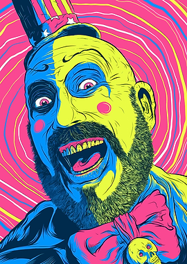 Captain Spaulding Pop Art Portrait