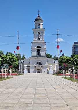 Cathedral Bell Tower and Pathway