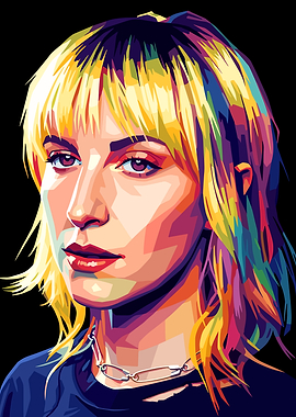 Pop Art Portrait of Hayley Williams