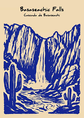 Basaseachic Falls Illustration