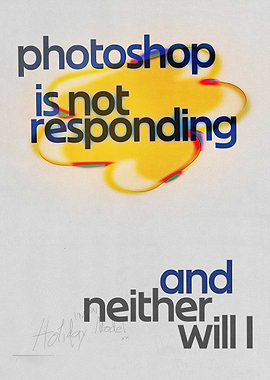 Photoshop is not responding