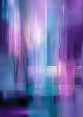 Abstract Vertical Light Streaks
