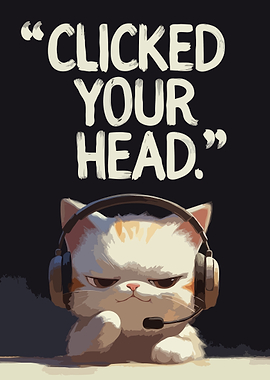 Grumpy Cat Gamer Clicked Humor