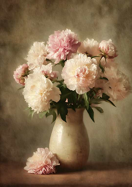 Peonies in a Vase