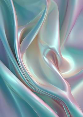 Iridescent Fabric Abstract