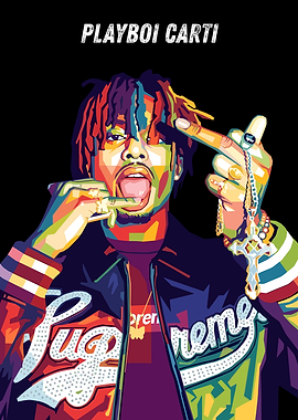 Playboi Carti Pop Art Portrait