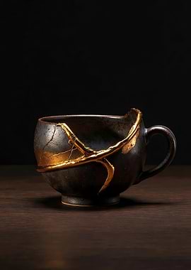 Kintsugi Ceramic Cup