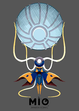 Mio Memories in Orbit Robot Art Poster