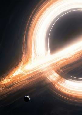 Black Hole Accretion Disk and Planet