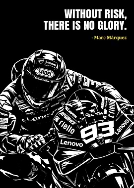 Marc Marquez Motorcycle Quote