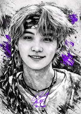 BTS Suga Portrait