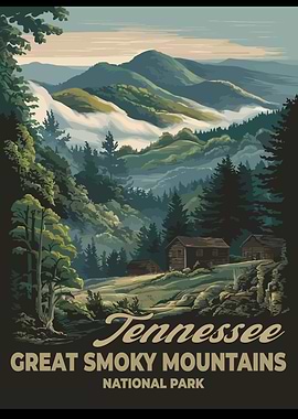 Great Smoky Mountains National Park Poster
