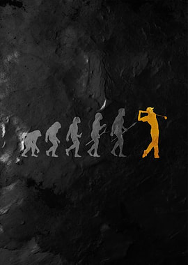 Golf Evolution Art