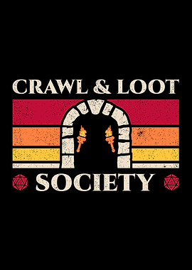 Crawl And Loot Society Retro Dungeon