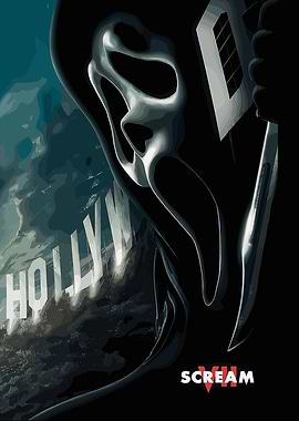 Scream VII Ghostface Hollywood Poster