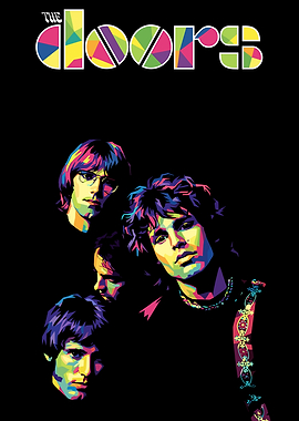 The Doors Wpap Pop Art