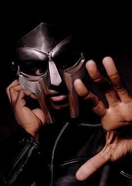 MF DOOM Masked Portrait