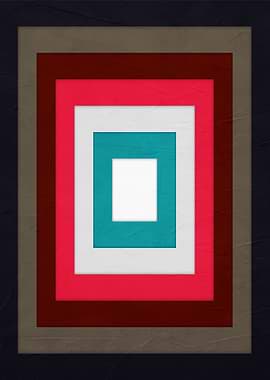 Concentric Rectangles with Textured Background