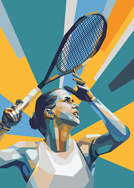 Elina Svitolina in Pop Art Style